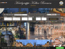 Tablet Screenshot of hotelgruppe-kelber.de